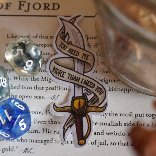 Producto - Sticker You Need Me (Fjord Stone)