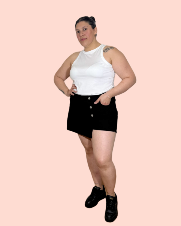 Producto - Short pollera alma (negro)