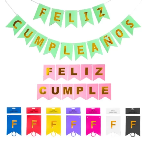 Producto - Banderin Feliz Cumple