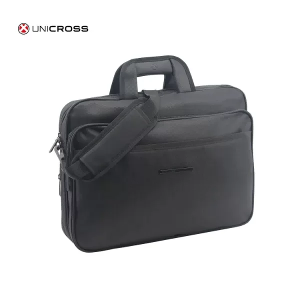 Producto - Portafolio Negro con puerto USB Unicross 62-2024 - 1
