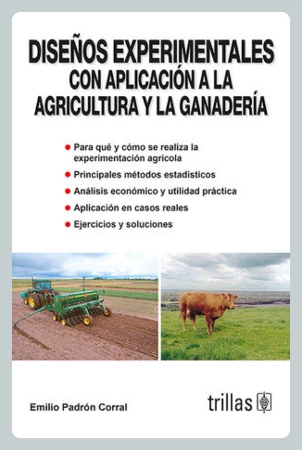 Producto - Diseños Experimentales con Aplicación a la Agricultura y la Ganadería