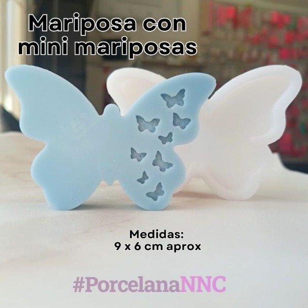 Producto - Molde de Mariposas con mini mariposas YESI11