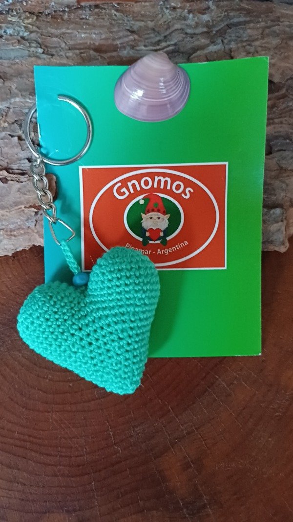 Producto - Llavero Corazón Turquesa Mini - Keychain Mini Turquoise Heart