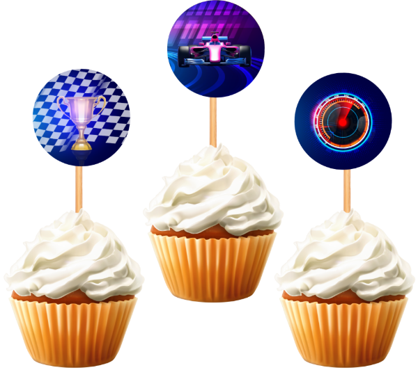 Producto - TOPPER CUPCAKE FORMULA 1 X 10