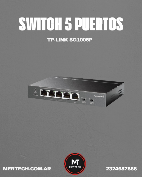 Producto - SWITCH 5PORT TP-LINK