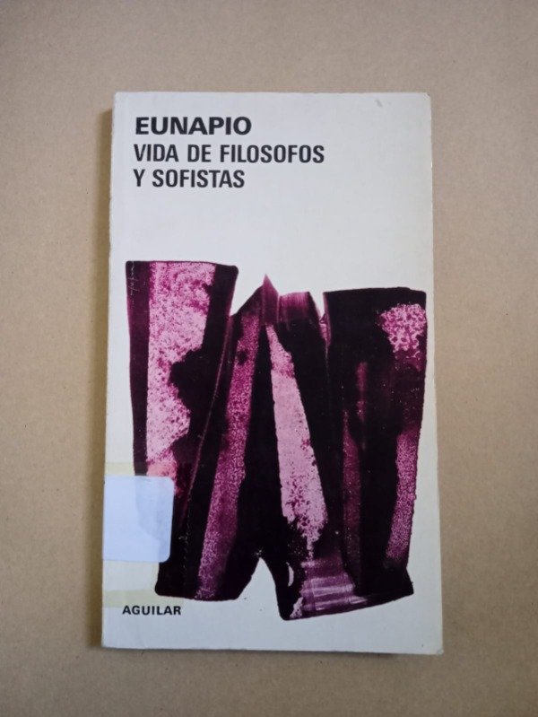 Producto - Vida de filósofos y sofistas - Eunapio - Aguilar 1975
