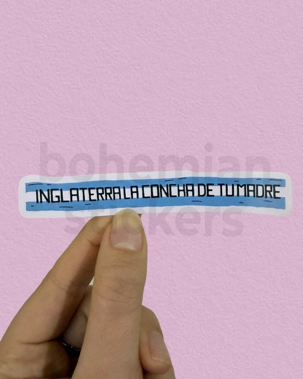 Producto - INGLATERRA LA CONCHA DE TU MADRE - Sticker Individual de la Selección Argentina