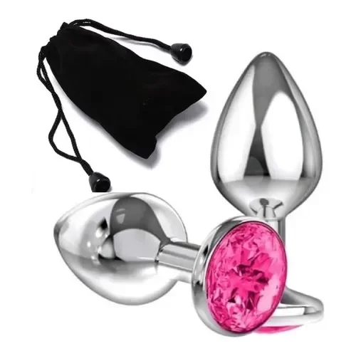 Producto - PLUG ACERO XXS ROSA