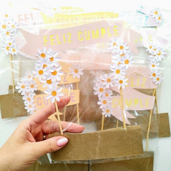 Cake Topper Margaritas Bekos Party