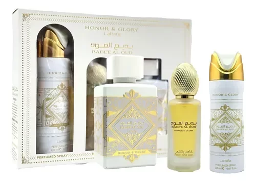 Producto - Set De Perfume Bade Al Oud Honor y Glory