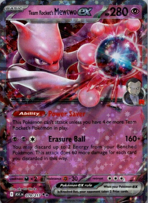 Producto - Team Rocket's Mewtwo ex (079/217) [Mega Evolution: Ascended Heroes]