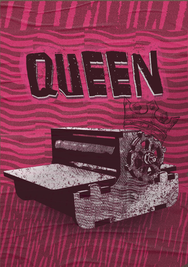 Producto - Miniprensa de grabado QUEEN - Formato A4 -