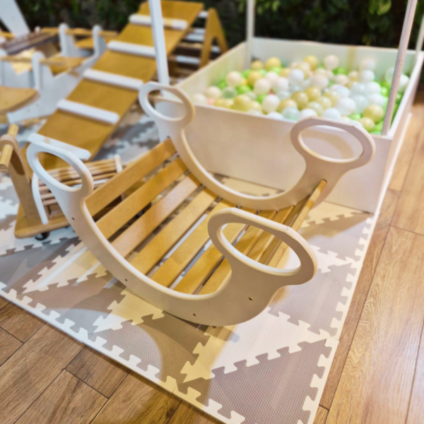 Producto - Pelotero y Plaza Blanda Montessori Pikler Estilo Nordico - 10