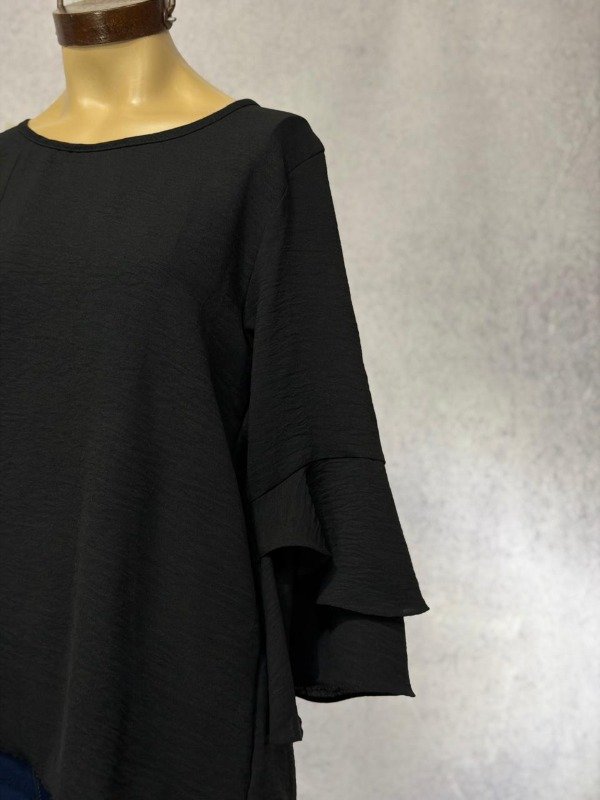 Producto - BLUSA RUMI NEGRA MANGAS 34 - 1