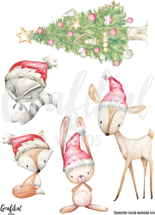 Producto - Transfer Color Navidad 024
