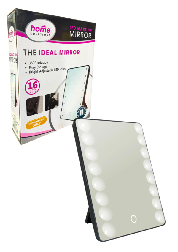 Producto - ESPEJO CUADRADO TACTIL CON LUZ LED MAKE UP 2635