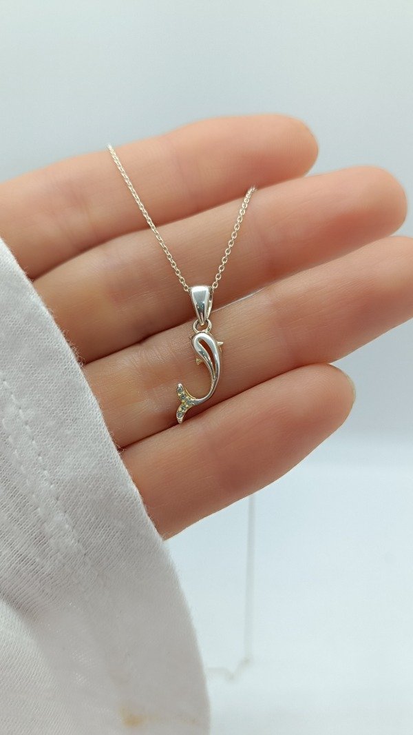 Producto - Dije Delfin (Opción con Cadena)