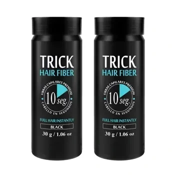 Pack Doble Fibras Capilares Trick Hair Fiber 60 g - 120 aplicaciones de alto rendimiento.