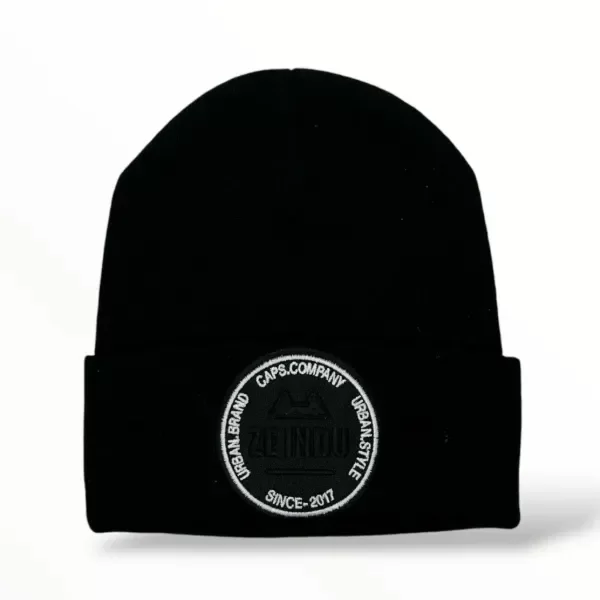 Producto - Beanie de Diseño Full Black