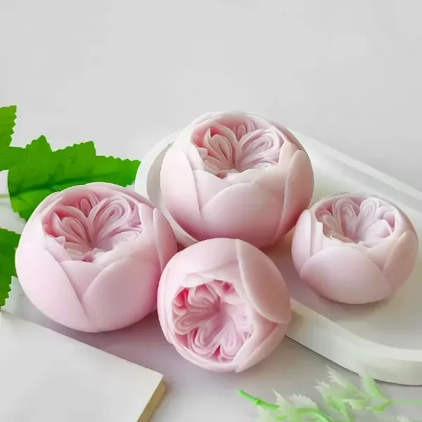 Producto - Molde silicona pimpollo rosa Austin mediana (E12) - 1