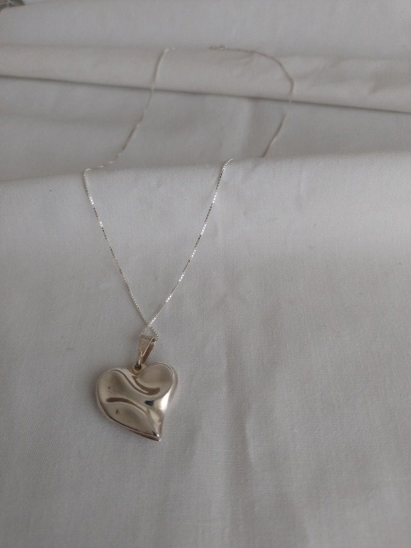 Producto - Dije corazón grande desnivel