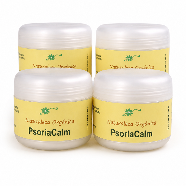 Producto - Pack 4 Cremas para Psoriasis PsoriaCalm - Tratamiento Natural Hidratante 240 g