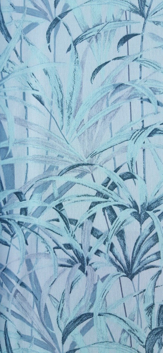 Producto - Billetera gris con hojas verdes