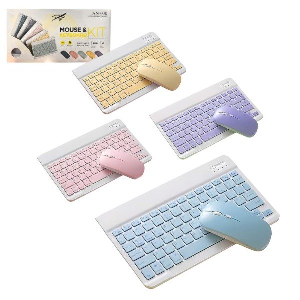 Producto - Combo mini Teclado y Mouse bluetooth recargable Yelandar
