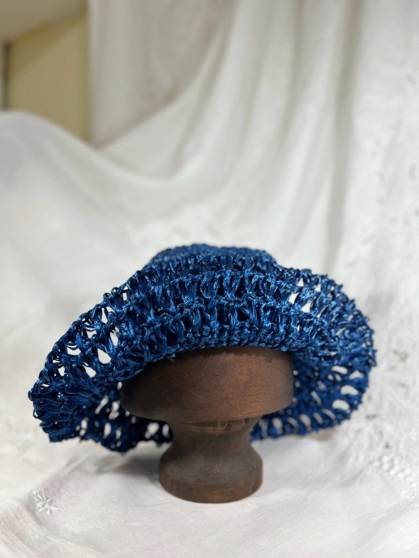 Producto - Sombrero de cintas azules