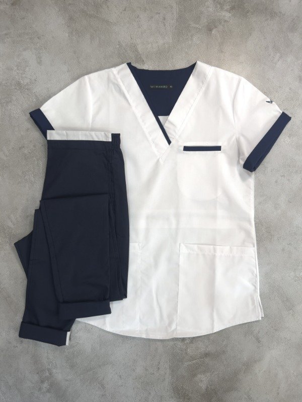 Producto - ROCÍO ARCIEL (Blanco pantalón Azul)