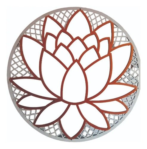Producto - Cuadro Mandala Luz Led Madera Fibrofacil - 3