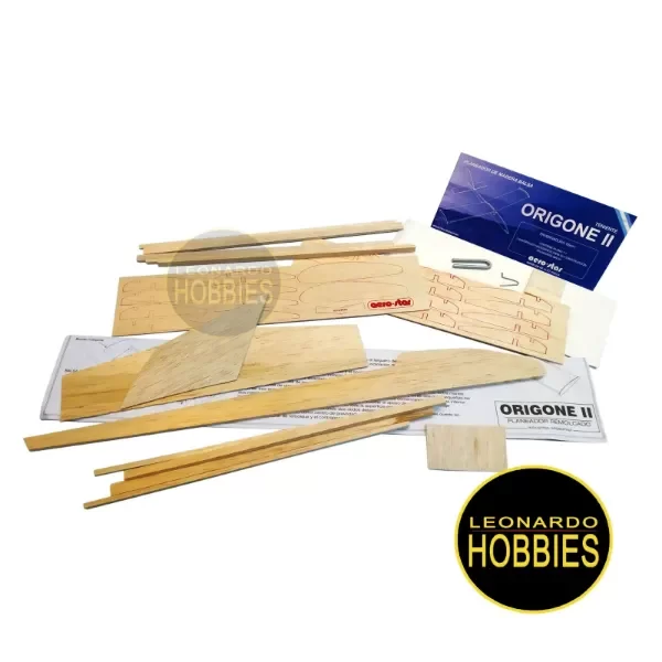 Producto - Kit Avión Madera Balsa "Teniente Origone II"