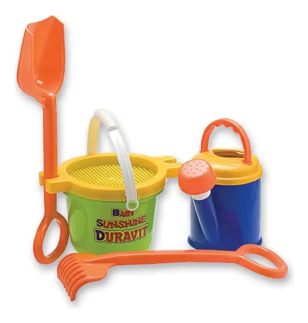 Producto - Balde Pala Rastrillo Colador Regadera Duravit