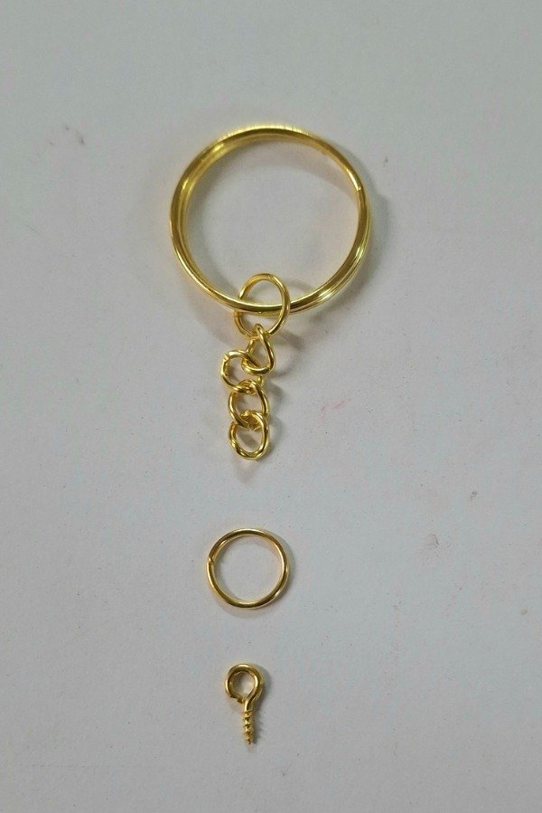 Producto - Llaveros dorados combo completo