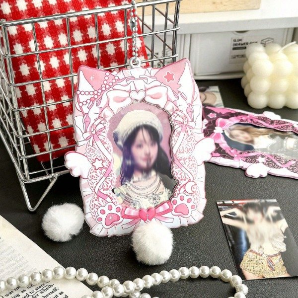 Producto - Holder lazos rosas