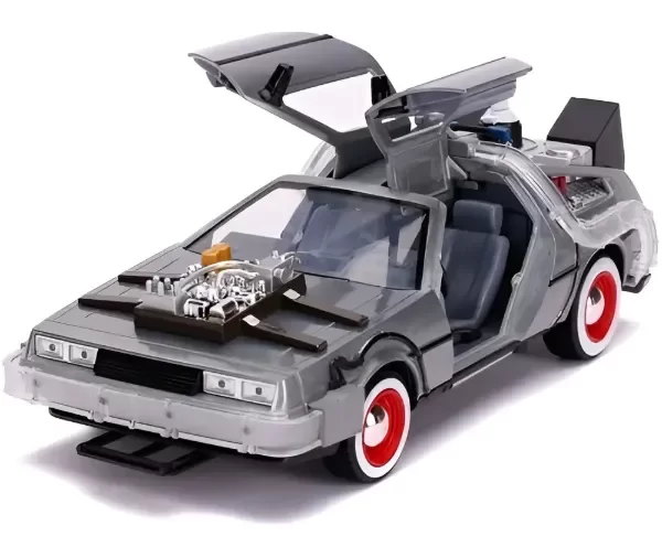 Producto - Auto De Lorean Volver al Futuro 3 - de metal y con Luz - 1:24 - Original Jada