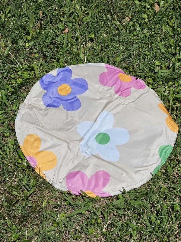 Producto - Cama auto-refrescante 40 cm redonda estampa flores