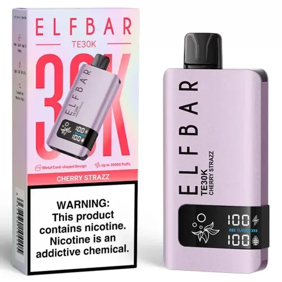 Producto - Elfbar TE30k - Cherry Strazz (30.000 PUFFS)