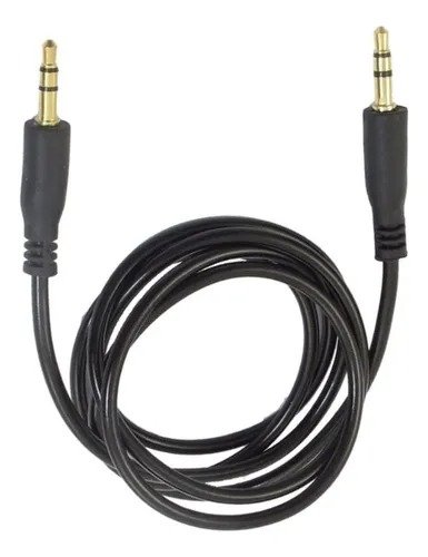 Producto - cable auxiliar negro de un metro