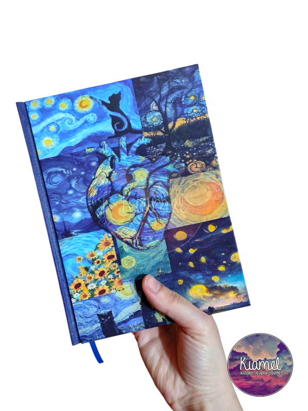 Producto - Agenda para estudiantes estampado van Gogh