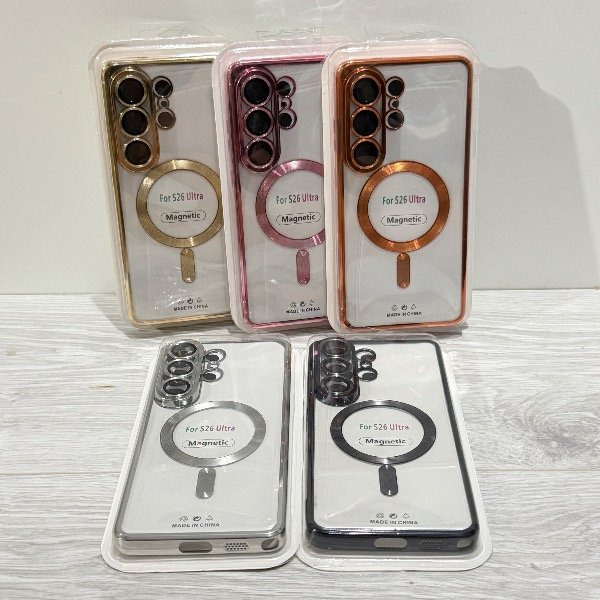 Producto - FUNDA MAGSAFE METALIZADA S26 ULTRA