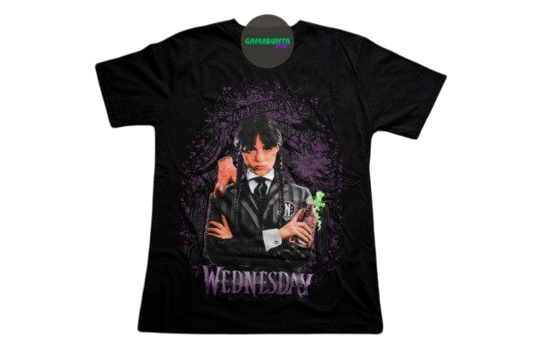 Producto - Remera Merlina Addams serie NETFLIX