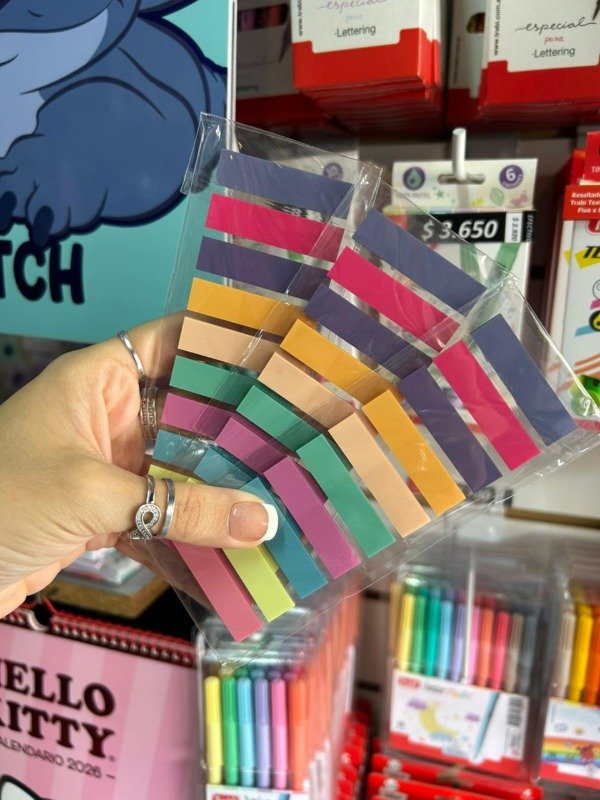 Producto - Post Its "Colores Lilas vivos" 10 tonos C6