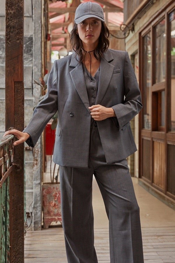 Producto - Blazer Jacinta Negro/Camel