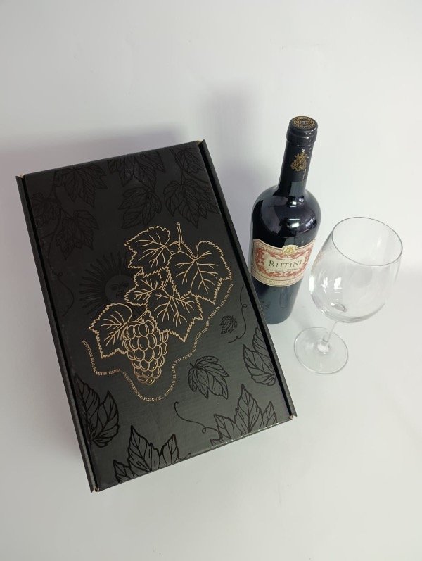 Producto - Caja para Vino y Copa 20x33x10