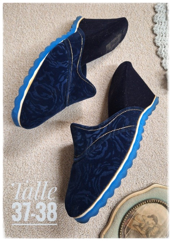 Producto - Pantuflas Vintage taco chino Talle 37/38