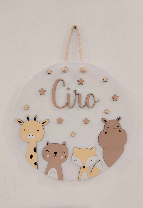 Producto - Cartel animales nórdico