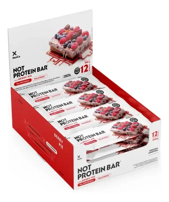 Producto - NOTCO PROTEIN BAR BERRY PIE 12U