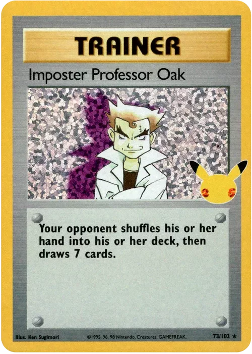 Producto - Imposter Professor Oak (Classic Collection) - 73/102 - Celebrations - Holo