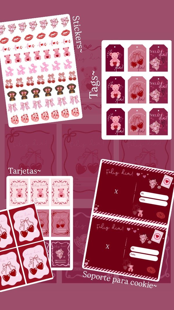 Producto - Kit Imprimible San Valentin (archivo digital)